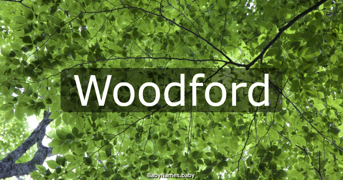 Woodford