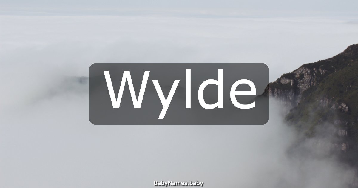 Wylde