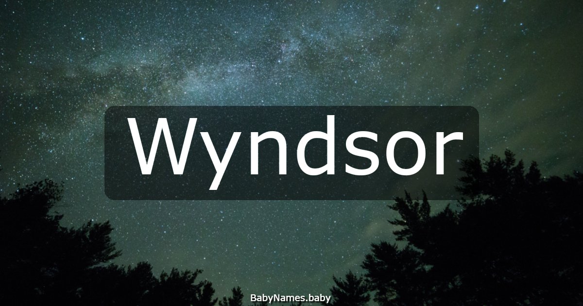 Wyndsor