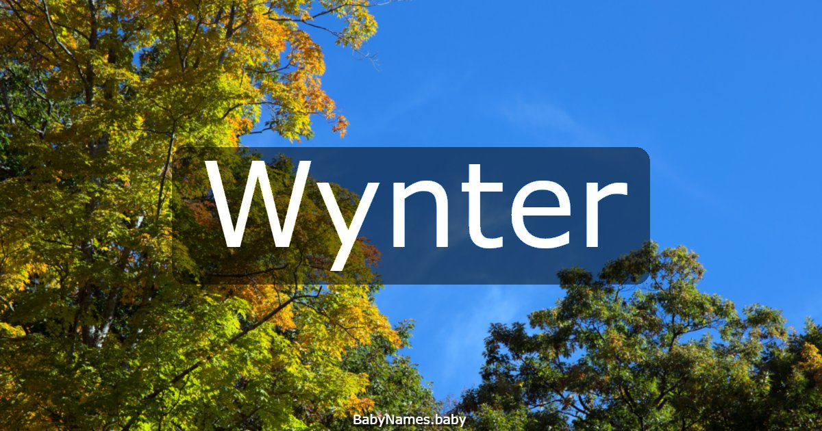 Wynter