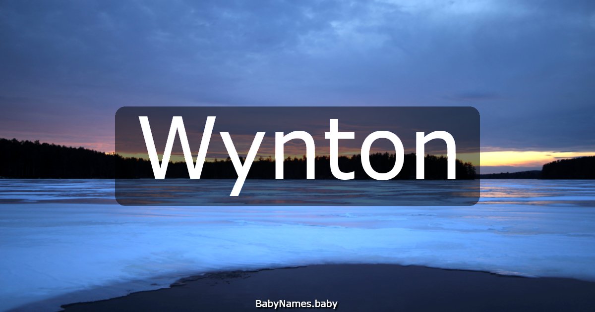 Wynton
