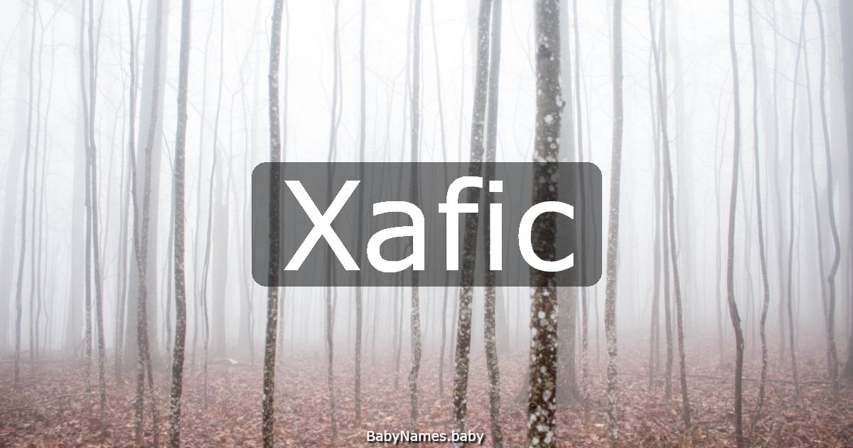 Xafic