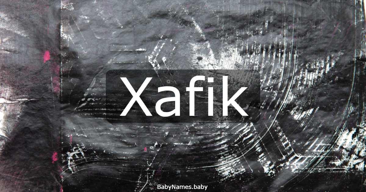 Xafik
