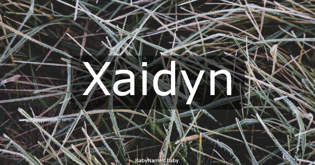 Xaidyn