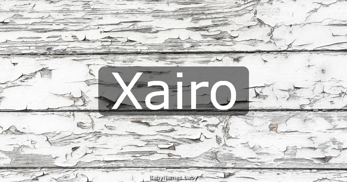 Xairo