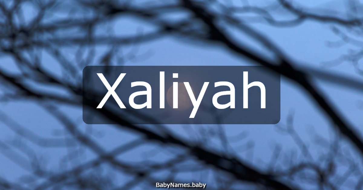 Xaliyah