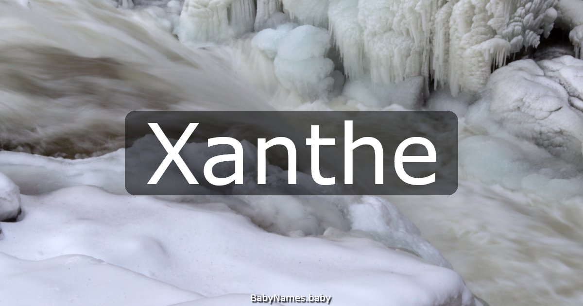 Xanthe