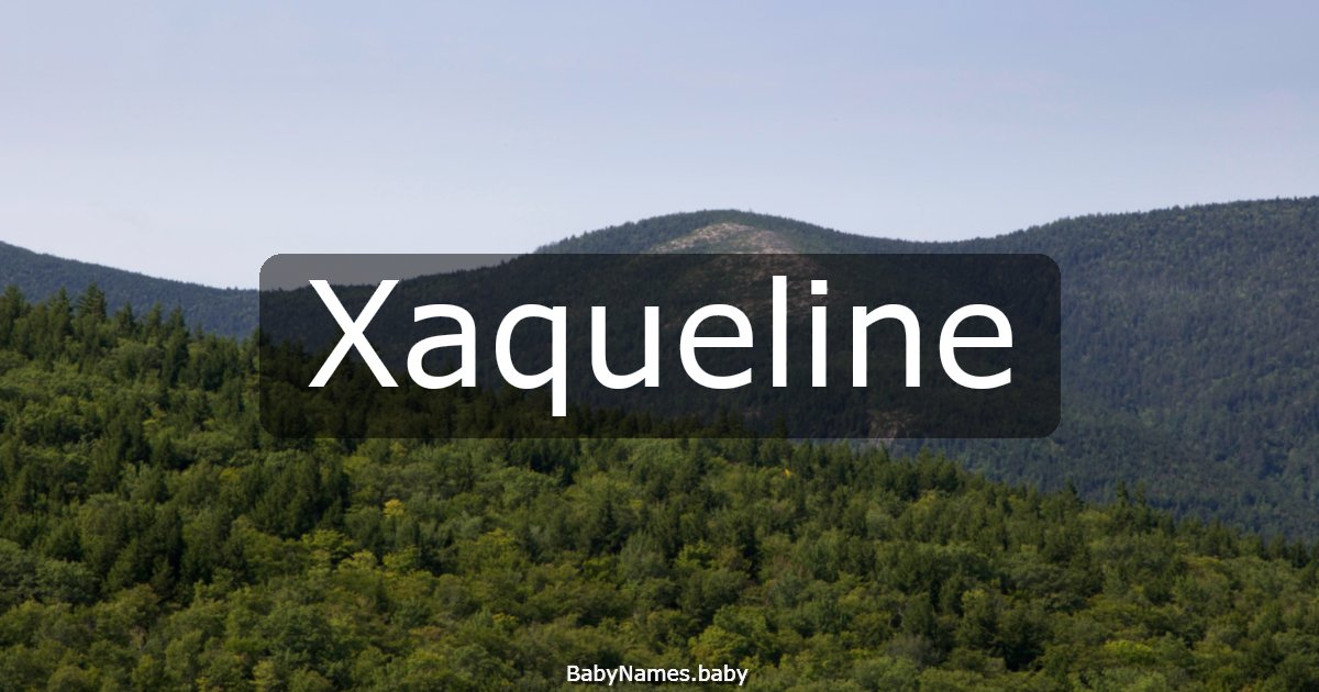 Xaqueline