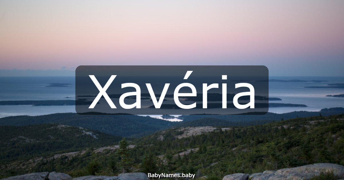 Xavéria