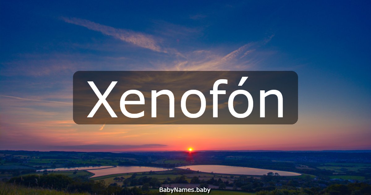 Xenofón