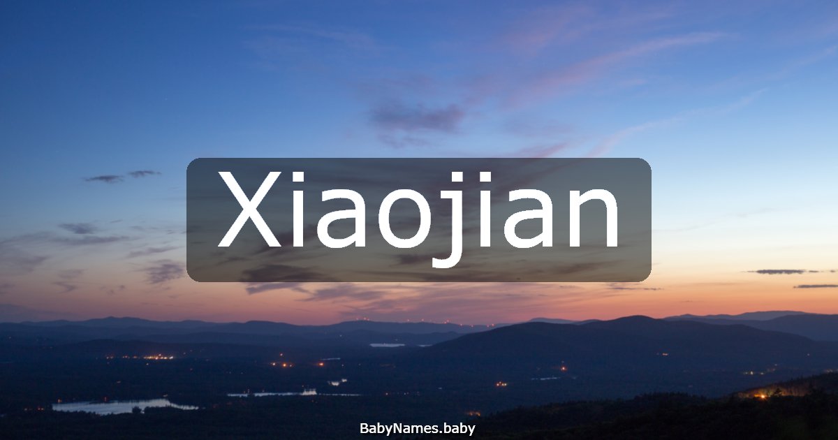 Xiaojian
