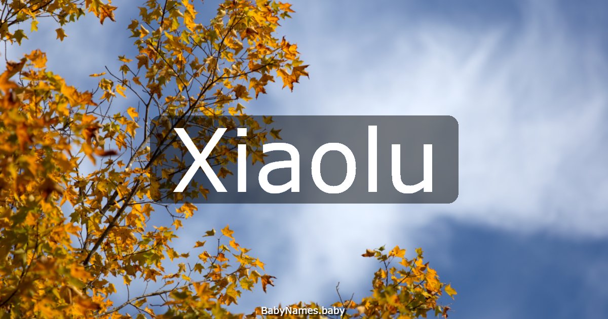 Xiaolu