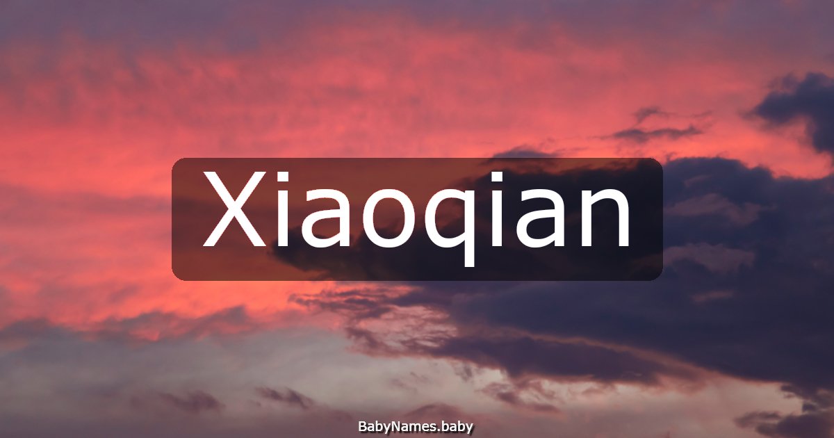 Xiaoqian