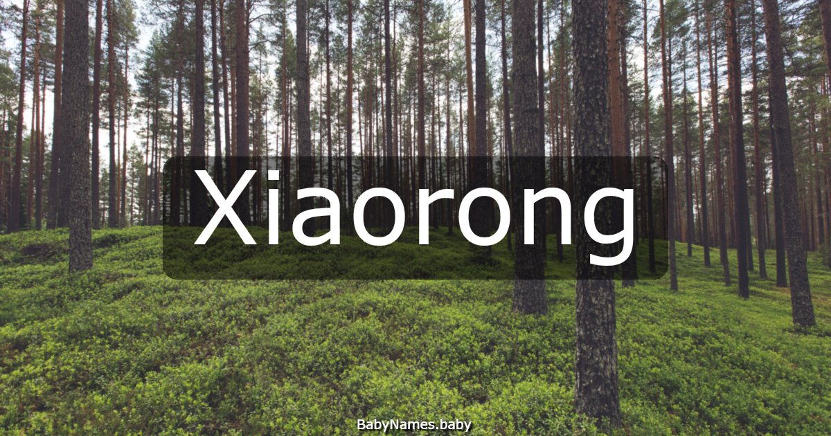 Xiaorong