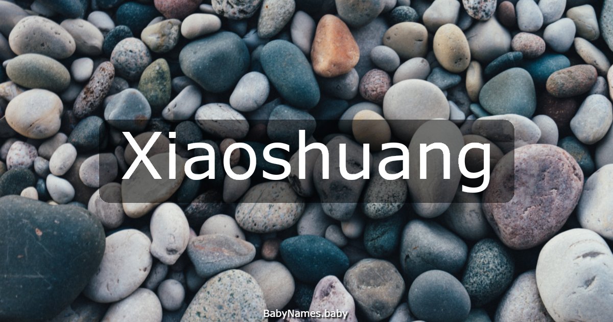 Xiaoshuang