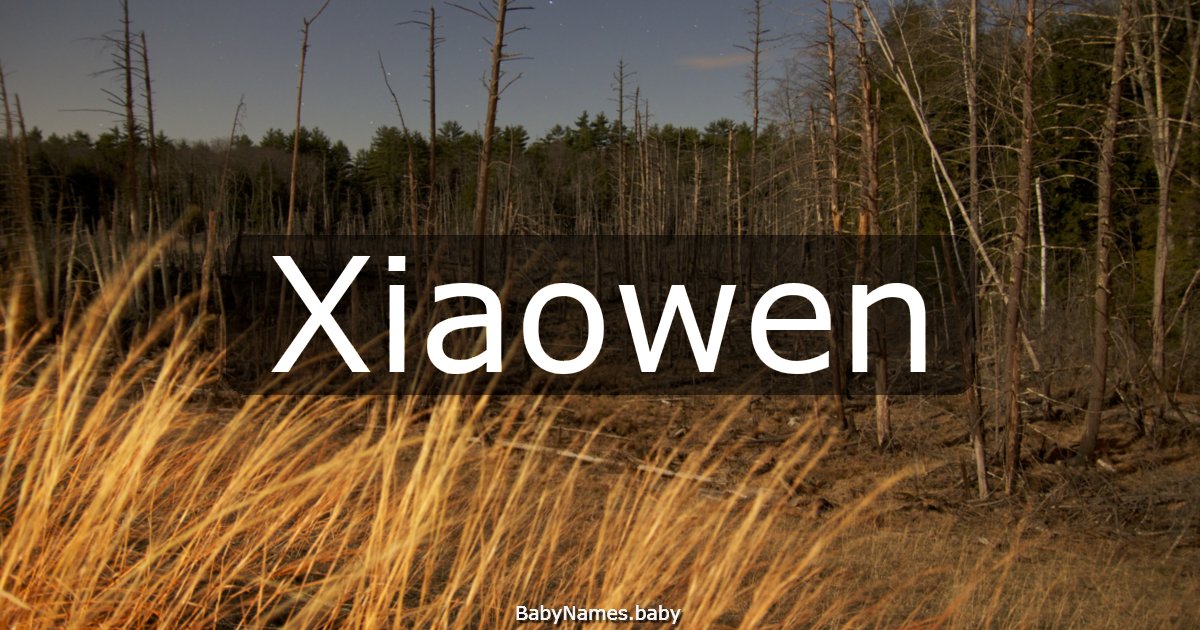 Xiaowen