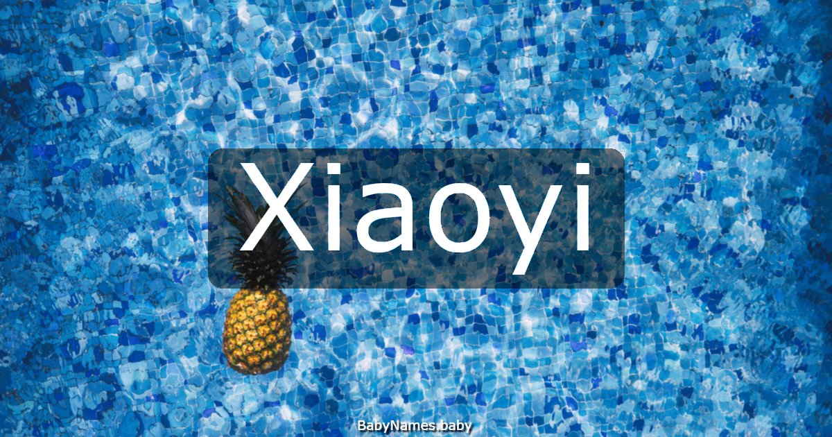 Xiaoyi