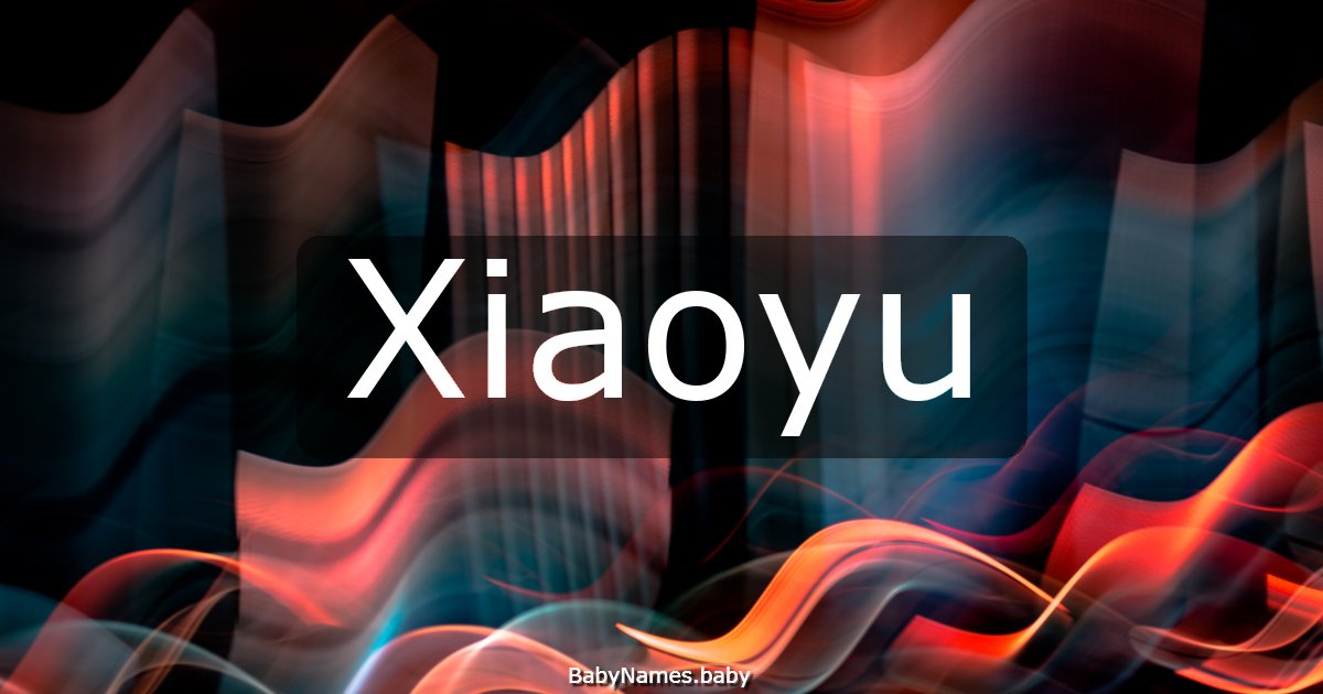 Xiaoyu
