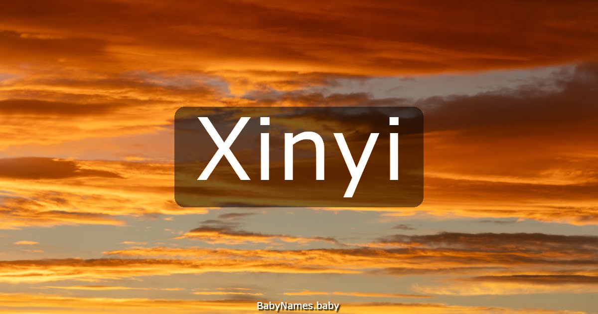 Xinyi