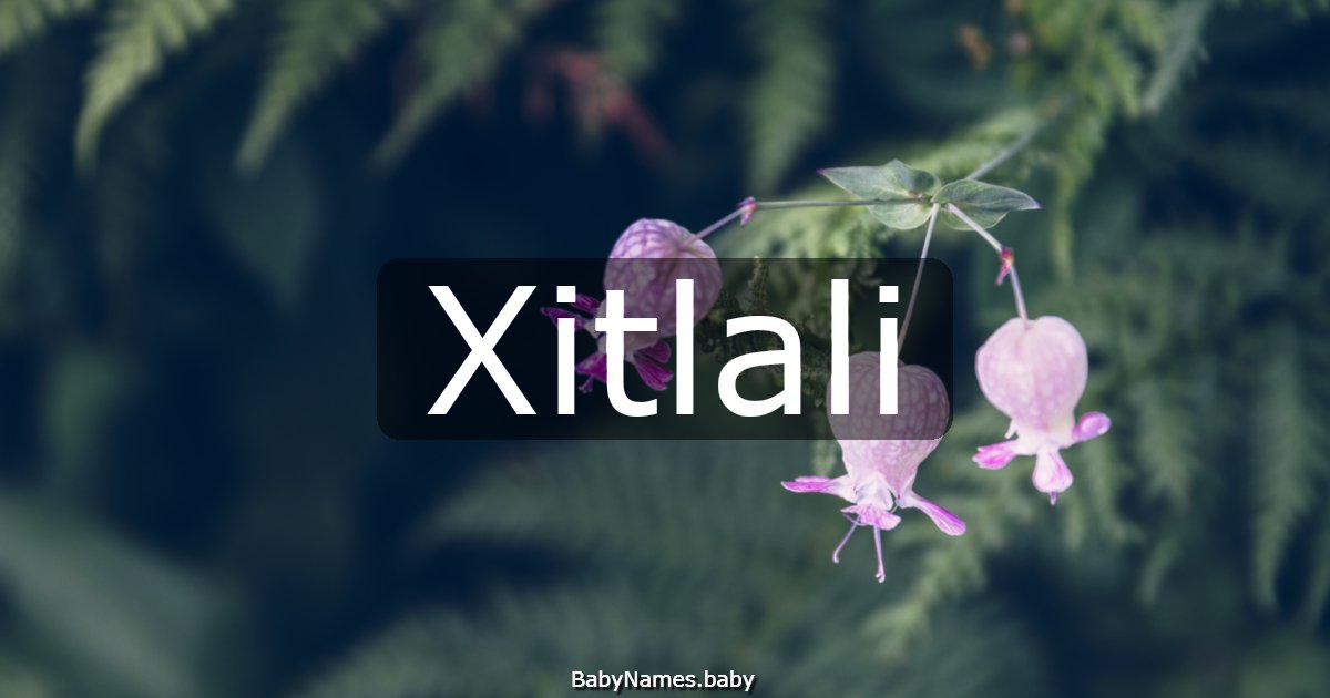 Xitlali