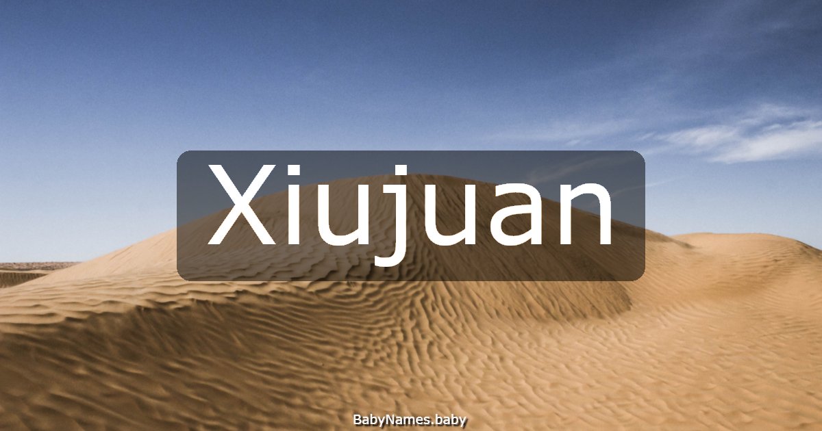 Xiujuan