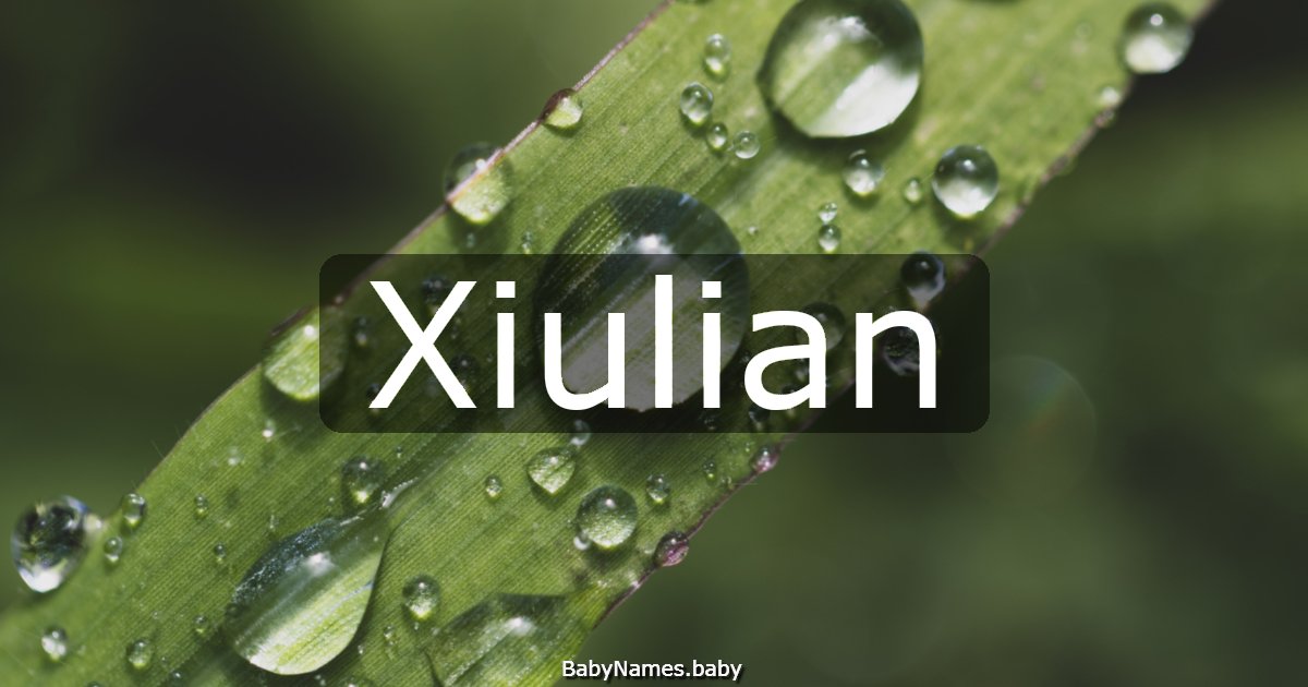 Xiulian