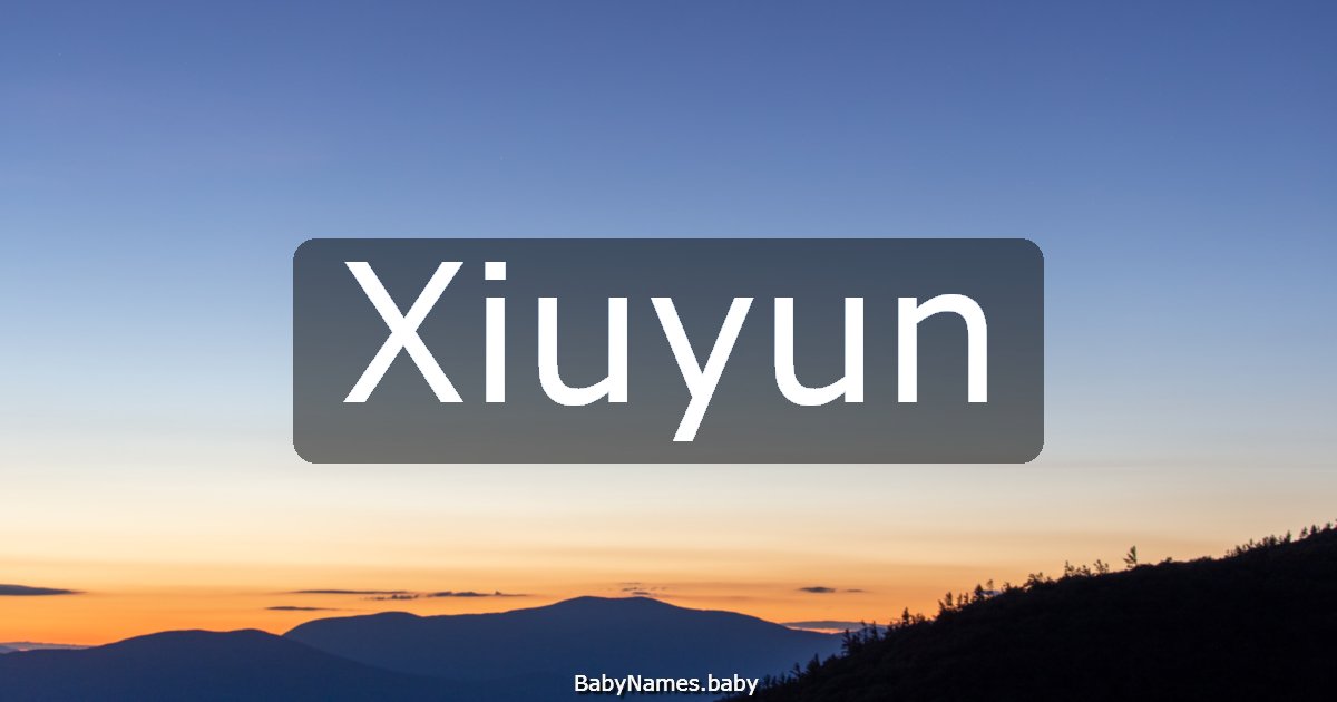 Xiuyun