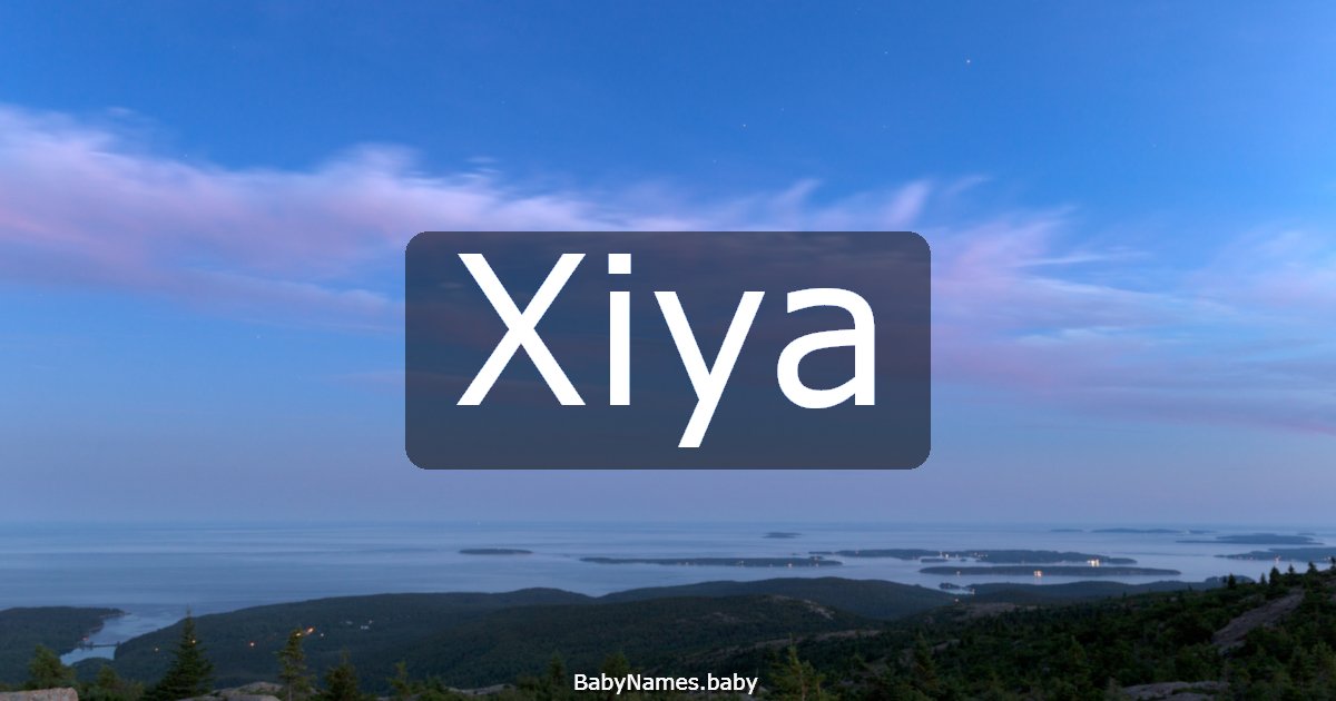 Xiya