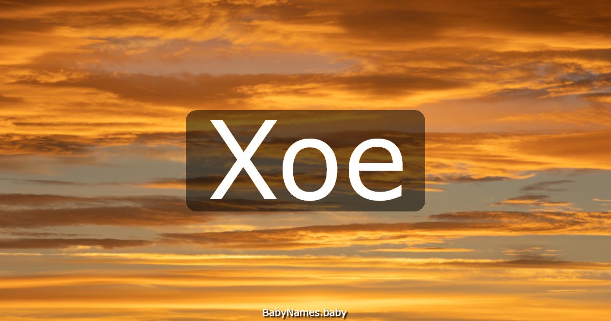 Xoe