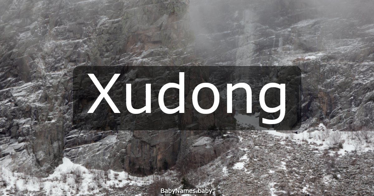 Xudong