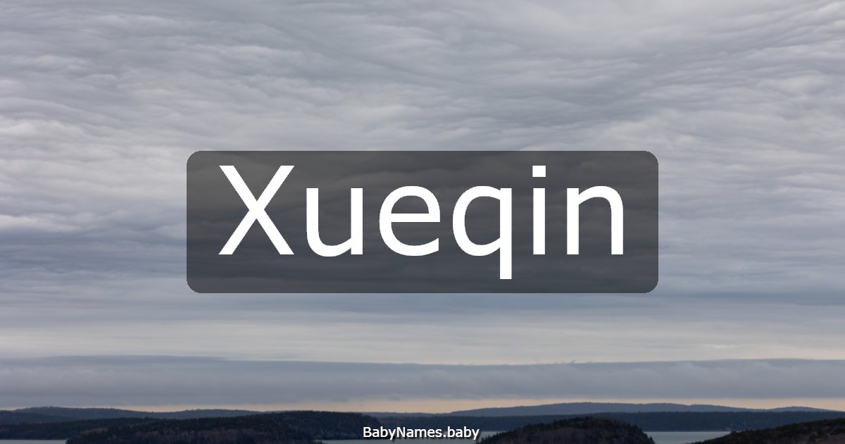 Xueqin