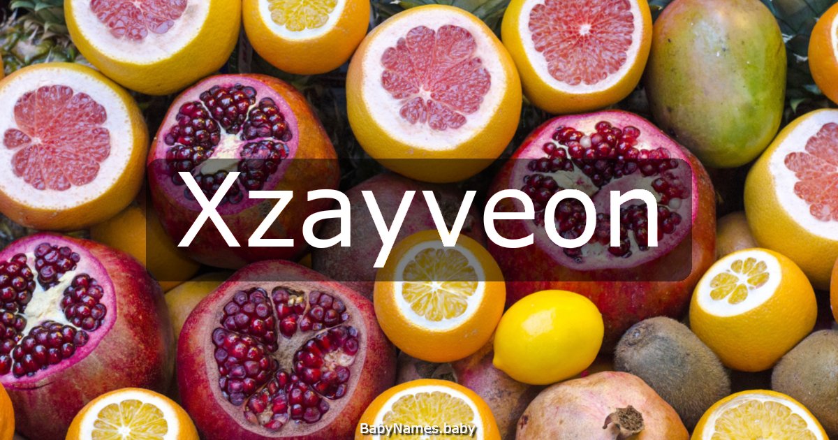 Xzayveon