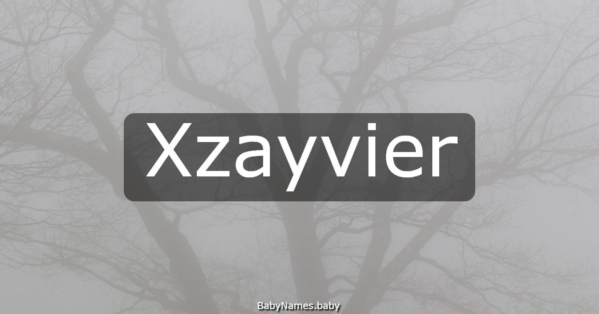Xzayvier