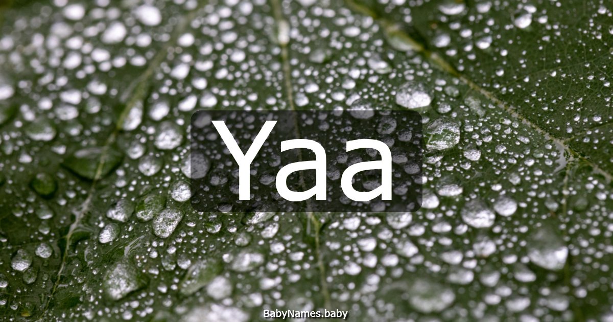 Yaa
