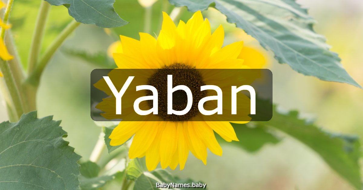 Yaban