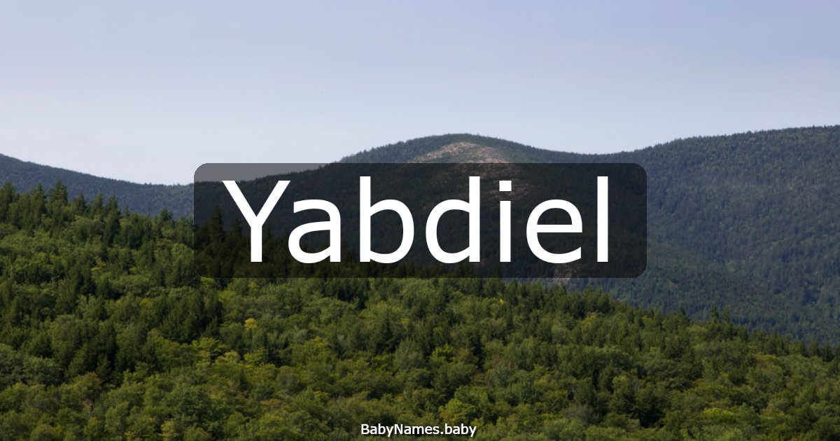 Yabdiel
