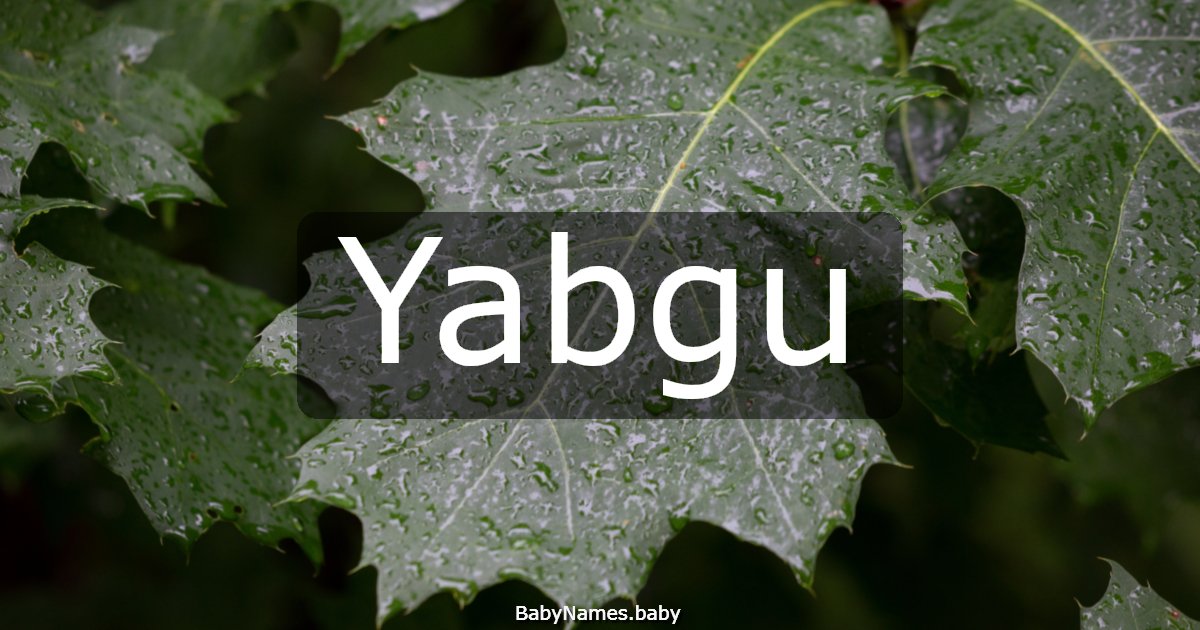 Yabgu