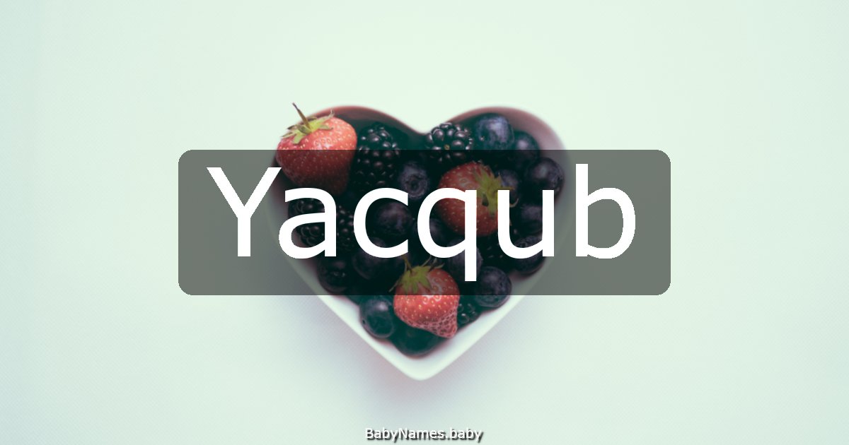 Yacqub