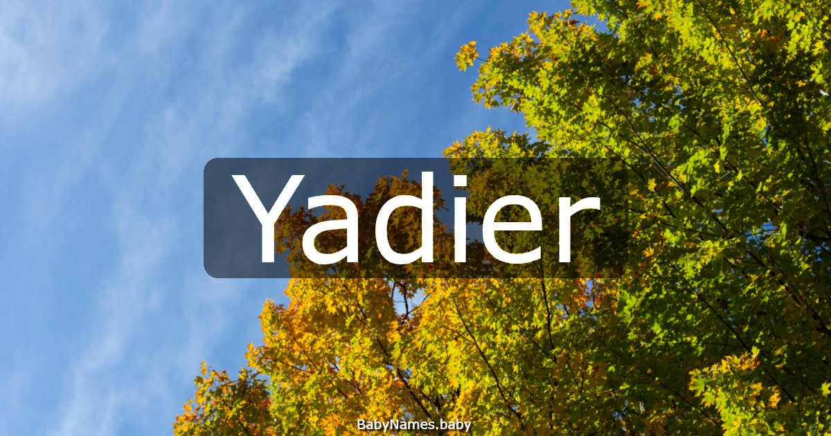 Yadier