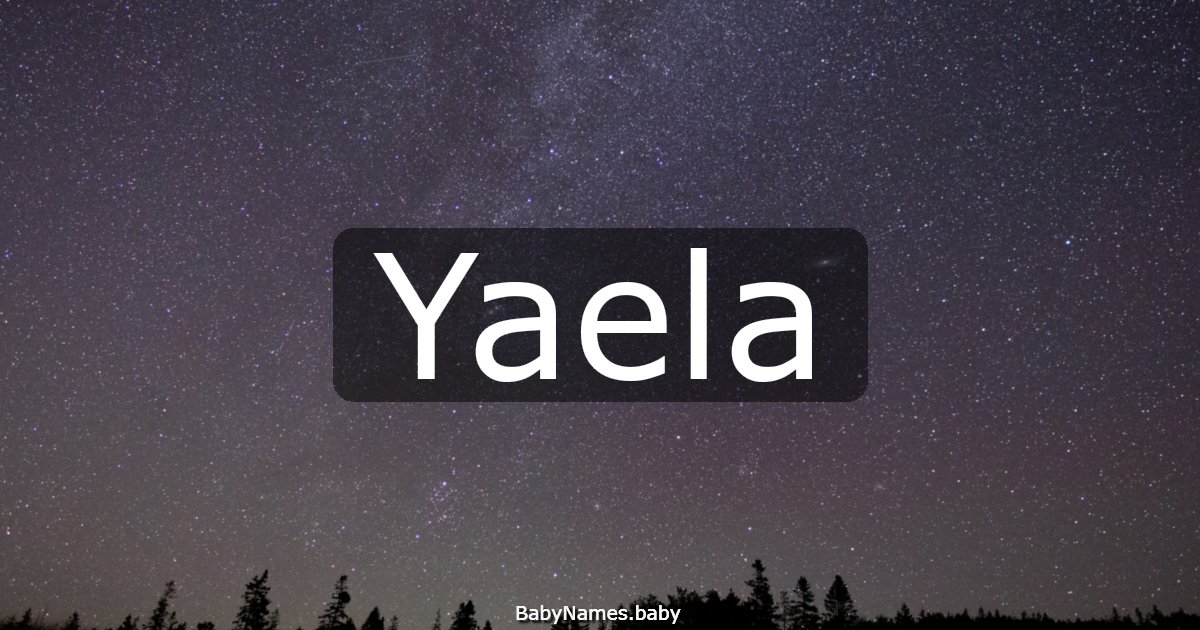 Yaela