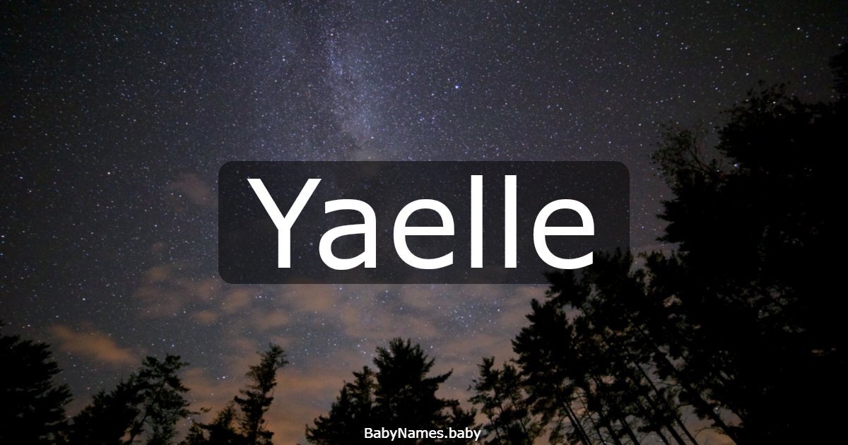 Yaelle