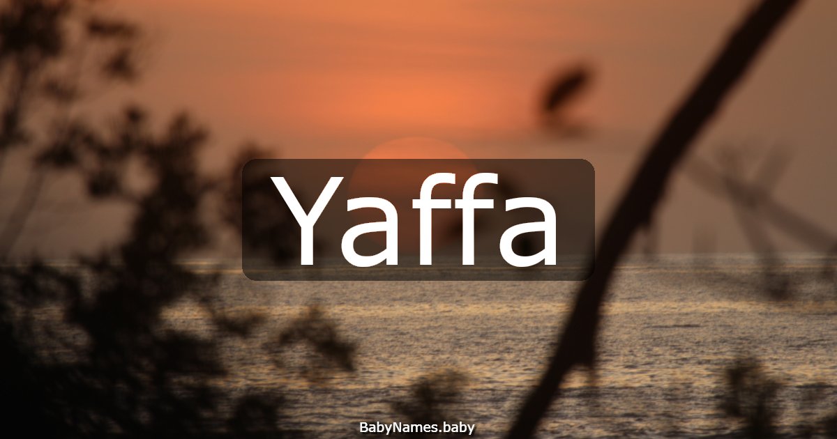 Yaffa