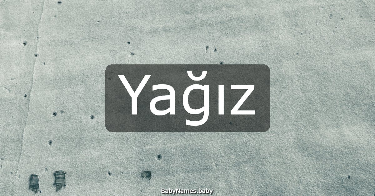 Yağız
