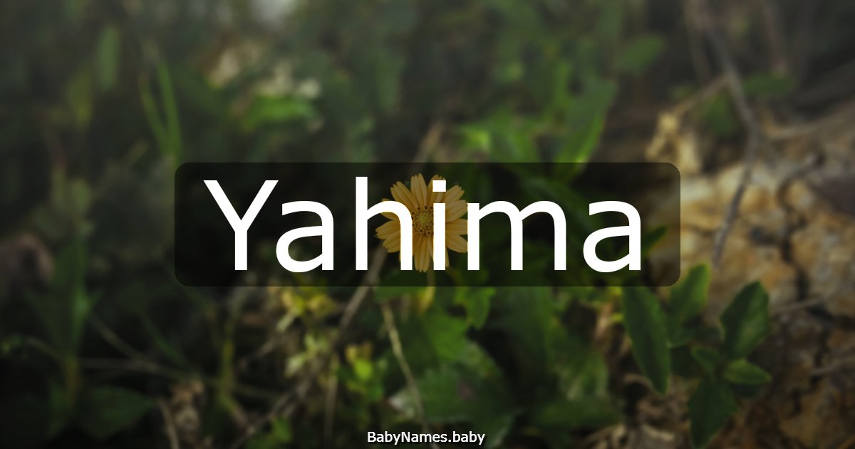 Yahima