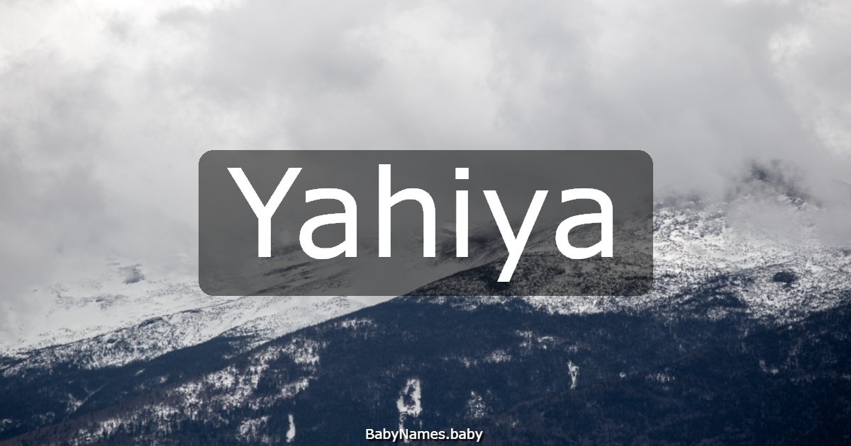 Yahiya