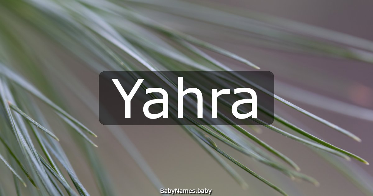 Yahra