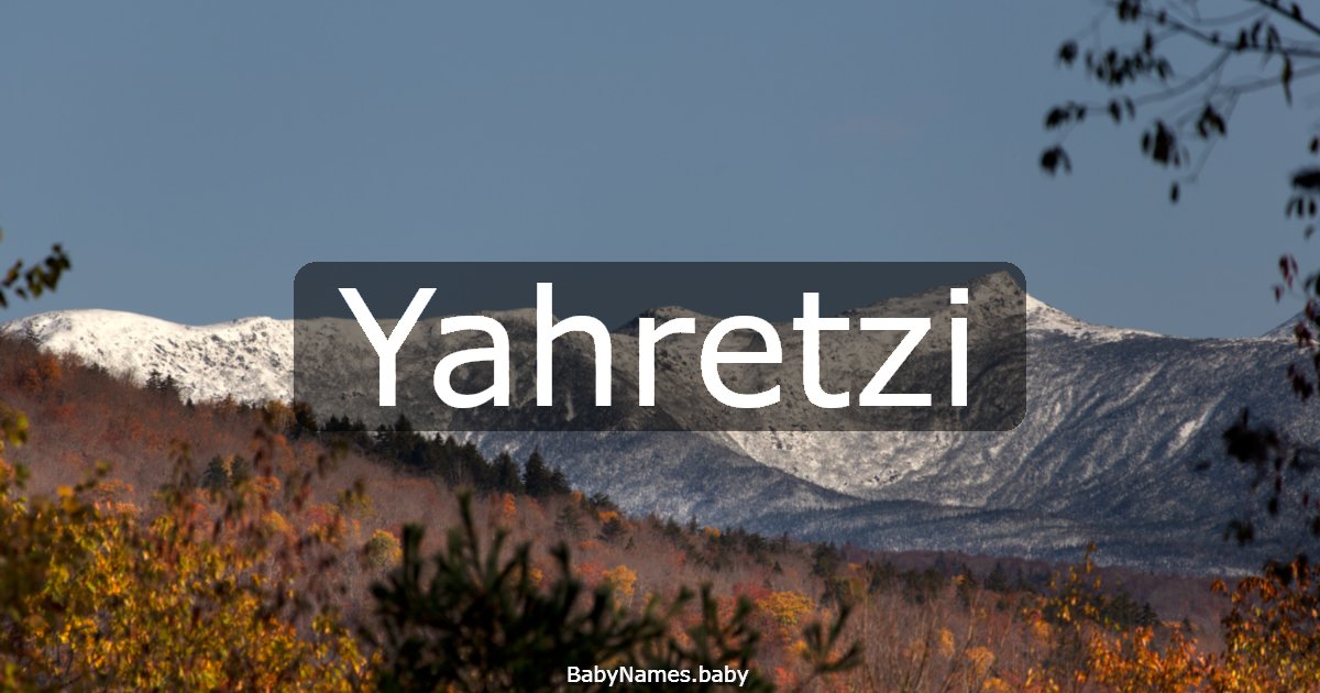 Yahretzi