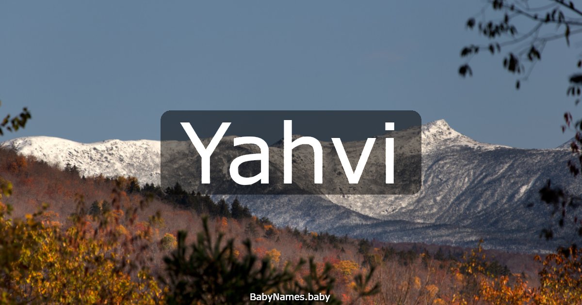 Yahvi