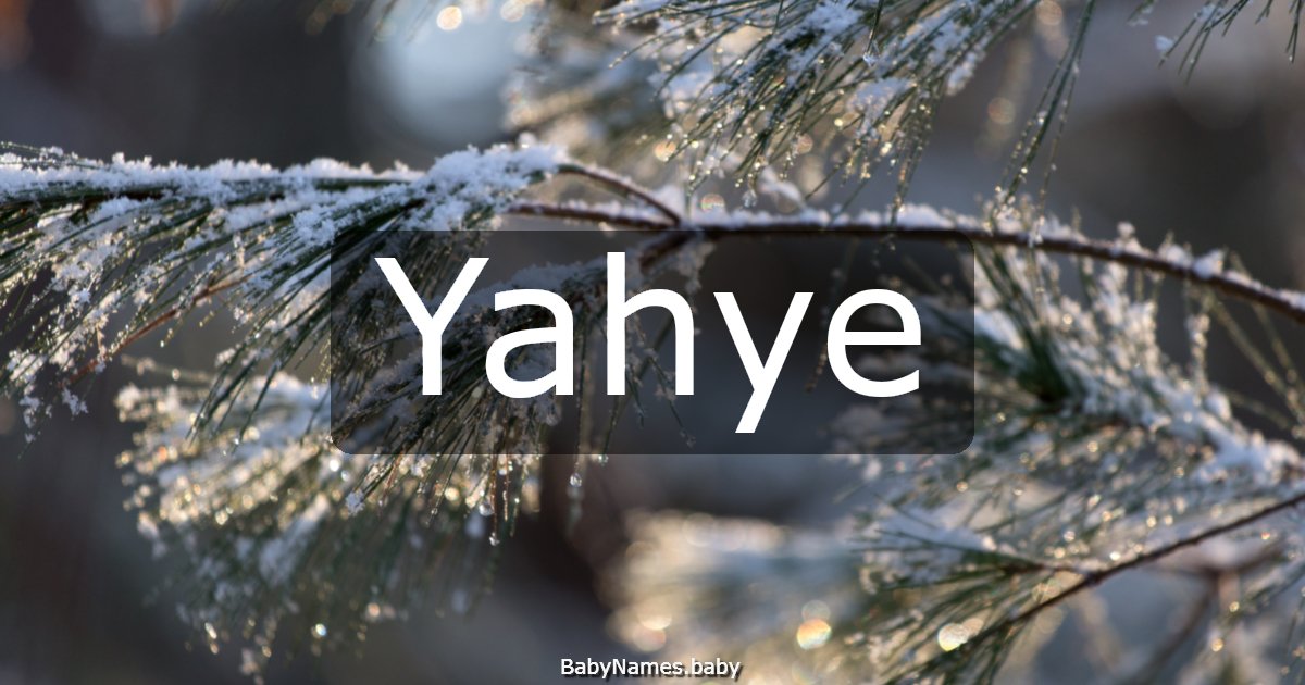 Yahye