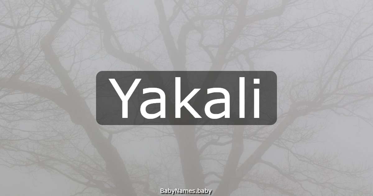 Yakali